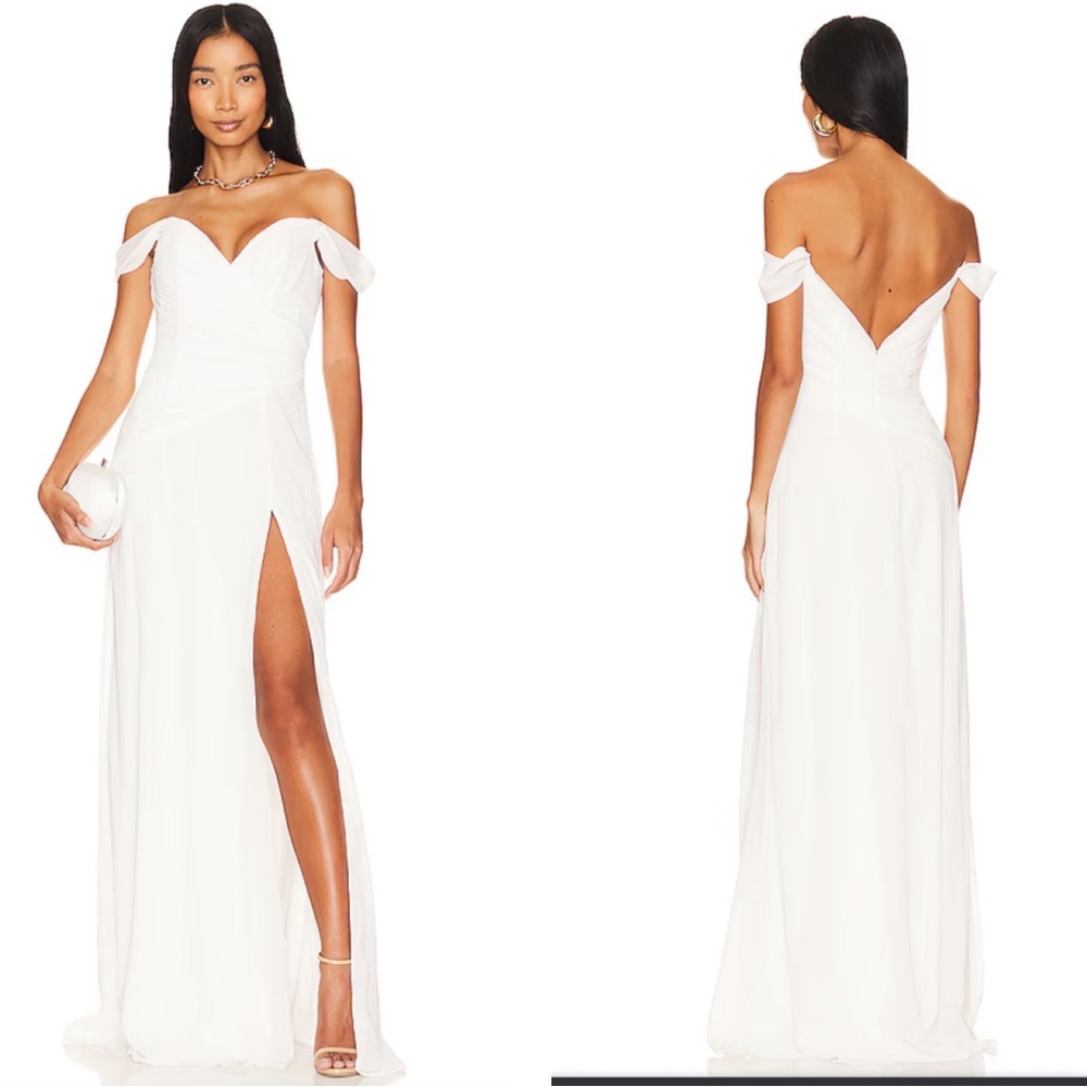 Katie May Darcy Gown in Ivory - Picture 1 of 13